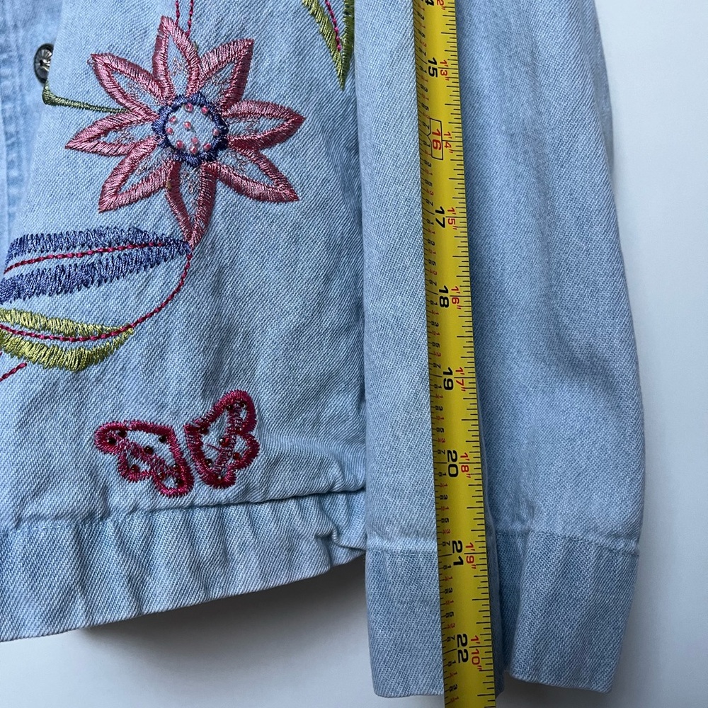 White Stag Blue Jacket with Pink Detail